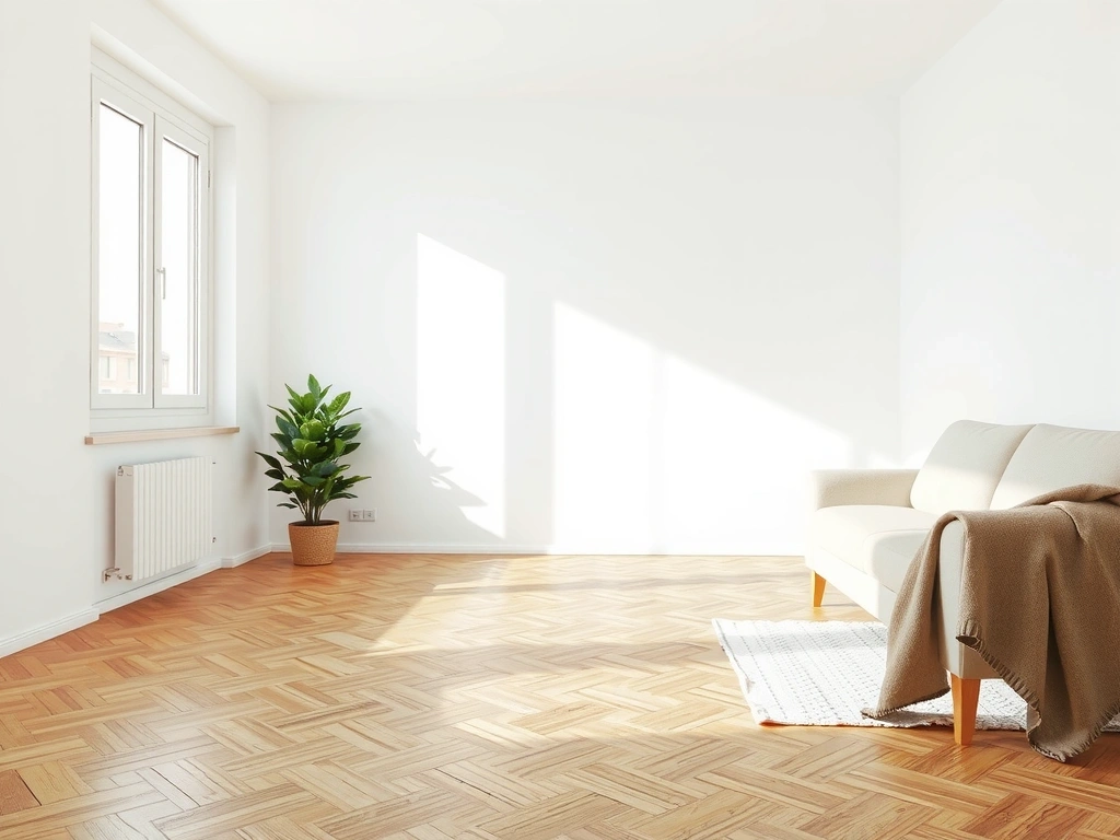 Clean Prague apartment interior