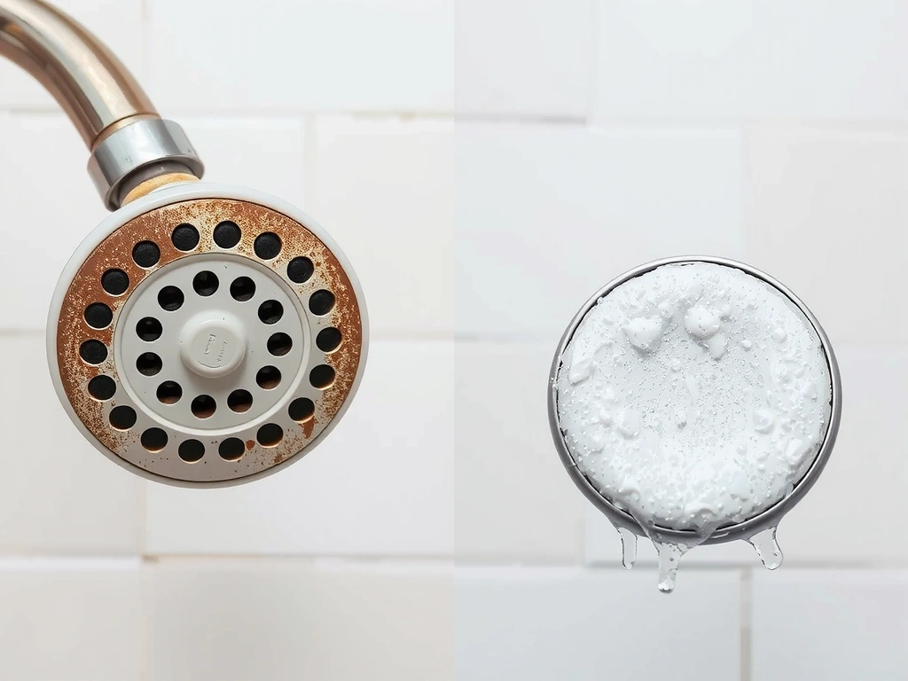 Hard water descaling result