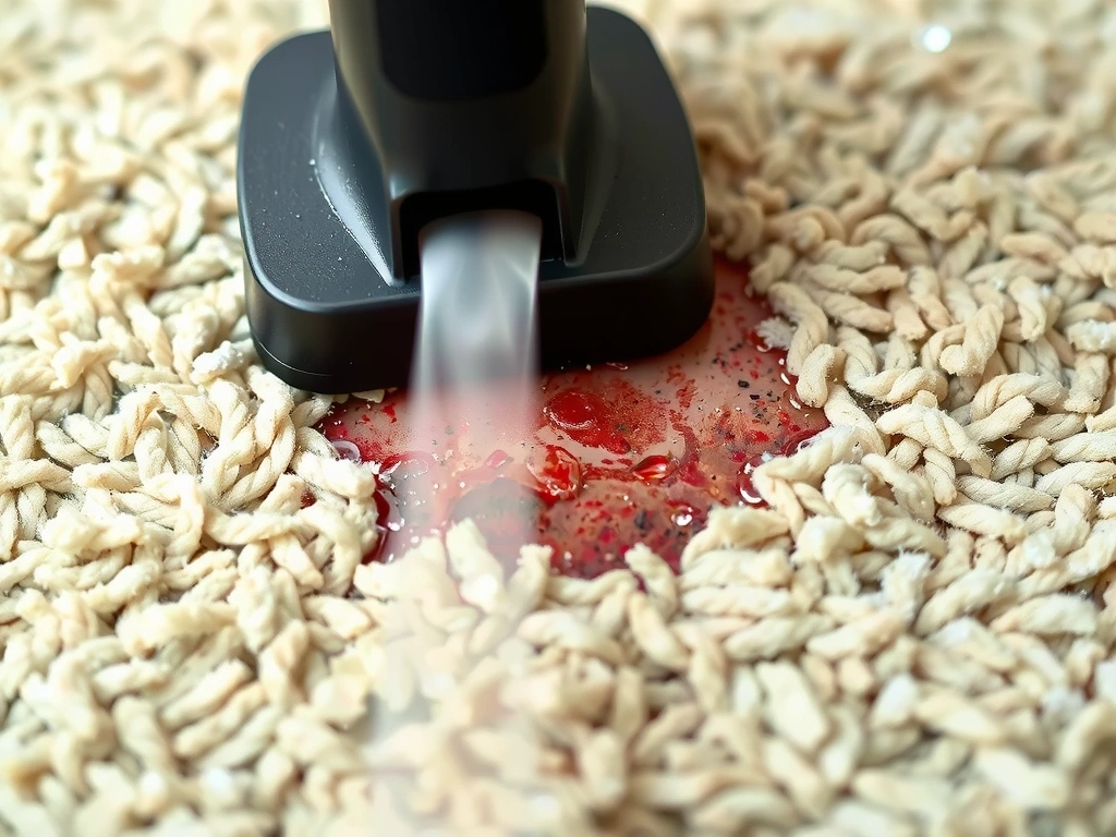 Steam cleaning upholstery